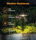 LUTEC 12V Low Voltage Pathway Lights, Die-cast Aluminum Pathway Lights with Conn... - Image 8