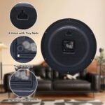 Glow in The Dark Thin Wall Clock，12 Inch Silent Non-Ticking Vintage Battery Oper... - Image 5