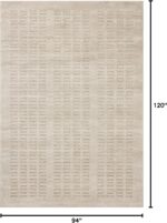 Loloi Amber Lewis Monty Collection MOT-03 Ivory/Beige 7'-10" x 10' Area Rug - Image 3