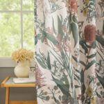 ALIGOGO Floral Print Curtains 108 Inches Long -Luxury Moody Decorative Curtains ... - Image 4