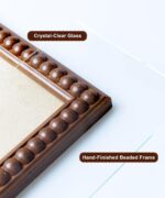 5x7 Picture Frame Wood Beaded Photo Frame MDF Brown Rusitc Frames Vintage Unique... - Image 8