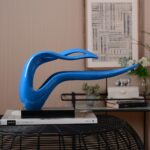 HAUCOZE Abstract Woman Figurine Modern Sculpture Home Art Decor Table Centerpiec... - Image 3