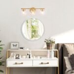 JJUUYOU Round Wall Mirror Circular Mirror for Bathroom Sliver Mirrors Silver Van... - Image 6