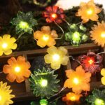 JASHIKA Cute Flower Fairy Lights String of Flowers for Decorating Floral Garland... - Image 4