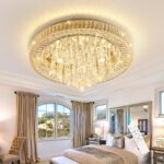 Modern Crystal Chandeliers for Living Room Ceiling Light Fixture LED Dimmable La... - Image 5