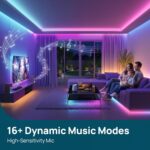 Linkind 10ft Smart LED Strip Lights - AuraScape Segmented Color Changing WiFi Li... - Image 5
