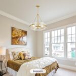 Modern Glass Chandeliers for Dining Room: 22" Drum Kitchen Chandelier Over Table... - Image 10