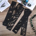 Blulu 5 Pieces Wooden Wall Art Hollow Wall Decor Wood Panels for Home Decoration... - Image 4