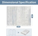 Washable Rugs 8x10 Area Rugs for Living Room- Modern Abstract Rugs for Bedroom,D... - Image 3