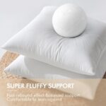 MIULEE Pack of 4 18x18 Inch Outdoor Pillow Inserts Waterproof Decorative Throw P... - Image 4