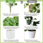 Mkono Fake Hanging Plants with Ceramic Pot, 25" Artificial Plants for Home Decor... - Image 6