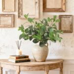 6Pcs Artificial Eucalyptus Stem Plants, Realistic Fake Greenery Branches Plants ... - Image 4