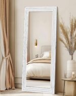 Full Length Mirror 65"x24" Solid Wood Frame Floor Large Mirror for Living Room, ... - Image 4