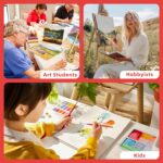 Simetufy 72 Pack 8 x 10 inch Canvas Boards for Painting Flat Canvas Panels Bulk ... - Image 6