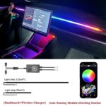 LED Car Ambient Lighting Strip for Tesla High Brightness with APP Control Multip... - Image 6