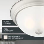 DESIGNERS FOUNTAIN Reedley 2-Lights Flush Mount Ceiling Light, 13 Inch Lighting ... - Image 4