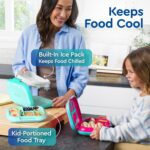 Bentgo Chill Kids Leak-Proof Lunch Box - 4-Compartment Bento Box with Built-In I... - Image 3