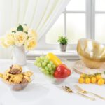 bUCLA 12 Pack Gold Glitter Plastic Serving Bowls - 20 OZ Disposable Snack, Fruit... - Image 5
