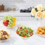 bUCLA 12 Pack Gold Glitter Plastic Serving Bowls - 20 OZ Disposable Snack, Fruit... - Image 6