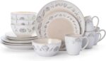 Pfaltzgraff Panama 16-Piece Dinnerware Set, Beige - Image 3