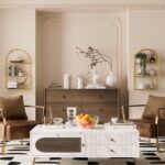Crofy Gold Arched Frame Wall Shelf, Decorative 3 Tier Bathroom Wall Shelf with T... - Image 5