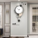 Large Wall Clock for Living Room Decor 30 Inch Modern Decorative Wood Wall Clock... - Image 3