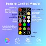 FTL Color Changing Light Bulb with Remote Control, A19 E26 Dimmable RGB LED Colo... - Image 4
