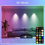 FTL Color Changing Light Bulb with Remote Control, A19 E26 Dimmable RGB LED Colo... - Image 8