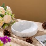 5.91'' Large Decorative Bowl, Natural Marble Decorative Bowls for Home Decor, Ke... - Image 4
