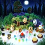 Miniature Garden Accessories, 39 Pcs, Mini Garden Animals Owls with Moss, Miniat... - Image 7