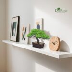 Der Rose 8 Inch Fake Plants Artificial Bonsai Tree Ficus for Home Office Desk Ta... - Image 5
