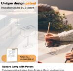 Lynnoland 21" Set of 2 Table lamp with USB A+C & AC Outlets, Touch Control 3-Way... - Image 7