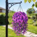 Realistic Artificial Flowers for Outdoors, 2 PCS Full UV Resistant Artificial Ou... - Image 9