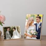 4x6 inch Double Gold Metal Picture Frame with High-Definition Tempered Glass - T... - Image 4