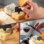 Charcuterie Boards Gift Set - Bamboo Cheese Board Set Charcuterie Tray & Serving... - Image 9