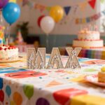 3D Layered Floral Wooden Letters for Wall Decor, 4.9" Name Sign for Nursery, Woo... - Image 4