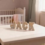 3D Layered Floral Wooden Letters for Wall Decor, 4.9" Name Sign for Nursery, Woo... - Image 7