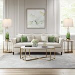 Glass Table Lamps Set of 2, Modern Bedside Lamps for Bedrooms with USB A+C Ports... - Image 6