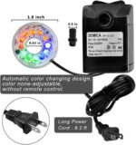 DOMICA 15W 220 GPH Submersible Fountain Pump with LED Light (800L/H), Ultra Quie... - Image 4