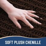 Arotive Luxury Chenille Bathroom Rugs Set 2 Piece, Extra Soft Absorbent Shaggy B... - Image 4