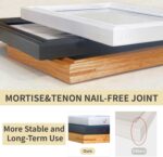 11x14 Picture Frame Matted to 8x10 - Thickened and Widened, Mortise & Tenon, USA... - Image 8