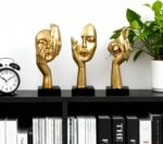 3 Pcs Thinker Statue,Modern Home Resin Sculptures,Collectible Figurines for Home... - Image 5