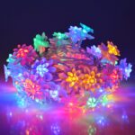 echosari LED String Lights 13.2ft 40 LED Lotus Flower Fairy Lights with 8 Modes ... - Image 4