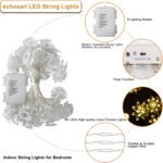 echosari LED String Lights 13.2ft 40 LED Lotus Flower Fairy Lights with 8 Modes ... - Image 6
