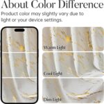 WUBODTI Cream and Gold 100% Blackout Curtains for Bedroom 84 Inch Length 2 Panel... - Image 6