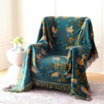 MSGKV Boho Throw Blanket 50"x60" Cotton Blanket for Couch and Sofa Cover for Liv... - Image 3