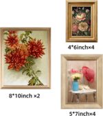 10 Pcs Gold Vintage Picture Frames for Wall or Tabletop Display Ornate French Co... - Image 3