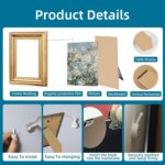 10 Pcs Gold Vintage Picture Frames for Wall or Tabletop Display Ornate French Co... - Image 4
