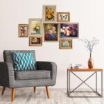 10 Pcs Gold Vintage Picture Frames for Wall or Tabletop Display Ornate French Co... - Image 6