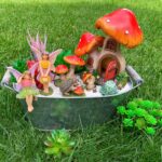 Mood Lab Fairy Garden Figurines - Mushroom House Set (6 pcs) - Miniature Decorat... - Image 5